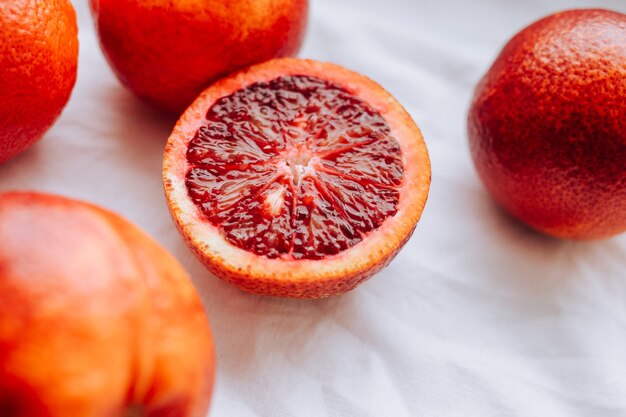 Red sicilian oranges