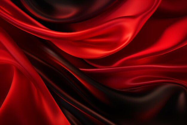 Photo red silk background for decoration