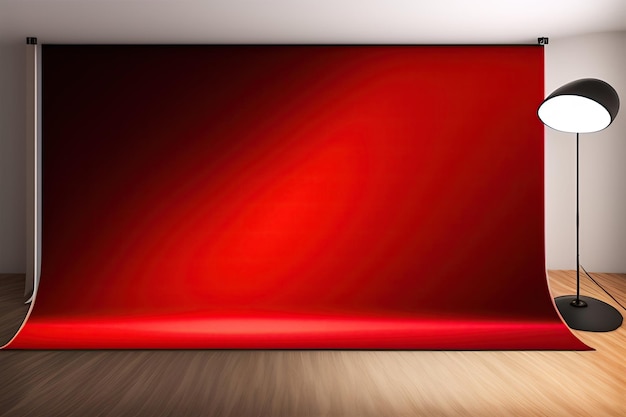 Red silk background