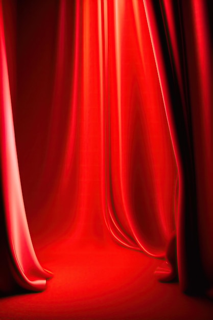 Red silk background