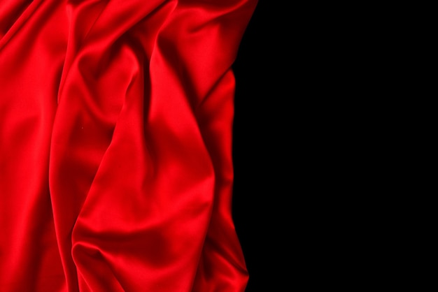 Red silk or satin luxury fabric texture