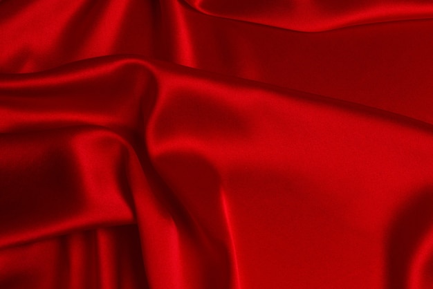 Red silk or satin luxury fabric texture