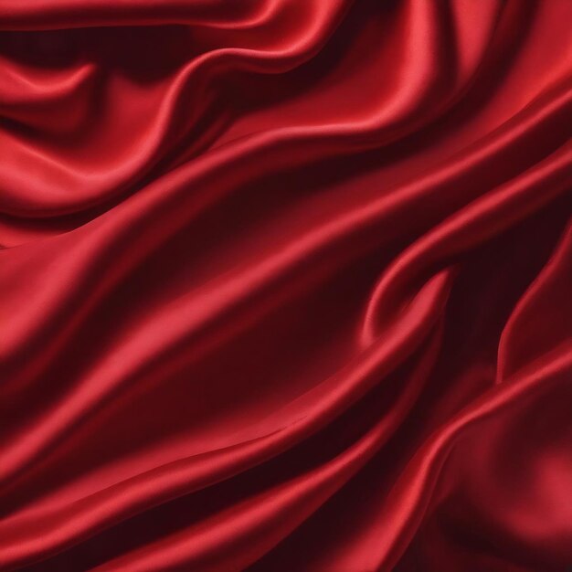 Red silk