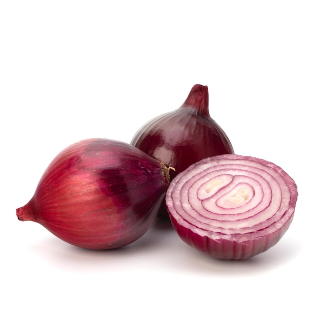 Red sliced onion