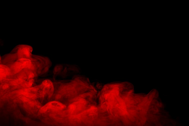 Red smoke background