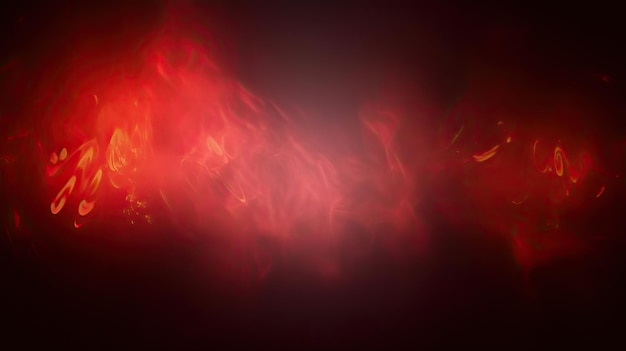 Red smoke fog background