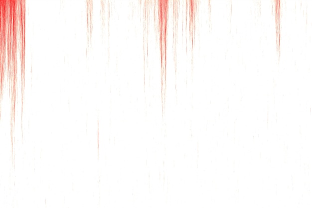Red smudges on a white background background texture with orange strokes and paint stains