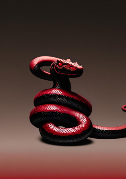 Foto serpente rosso