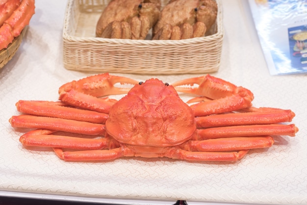 Photo red snow crab