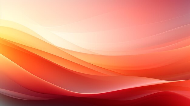 Photo red soft wave light line illustration 3d background