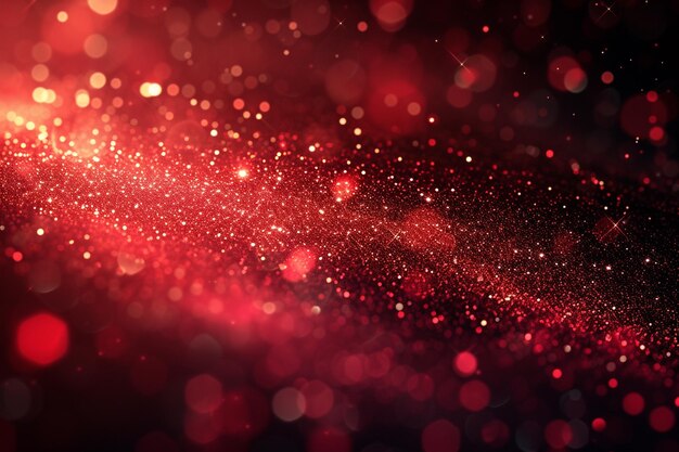 Photo a red sparkle background