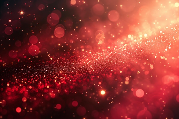 A red sparkle background