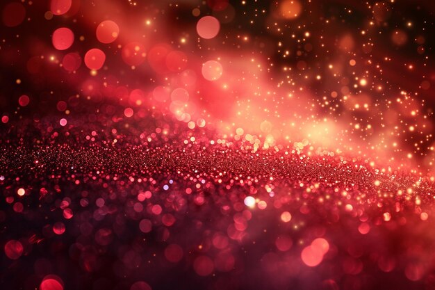 Photo a red sparkle background