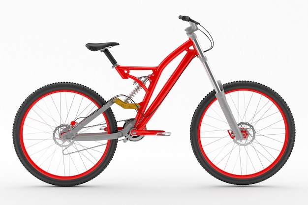 Photo red sports bike