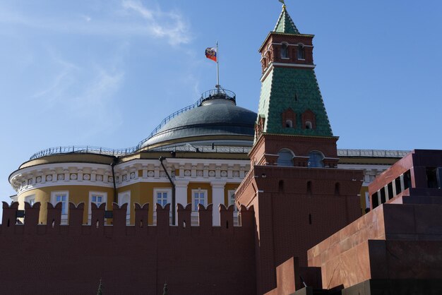 Red Square And Lenin Mausoleum In Moscow