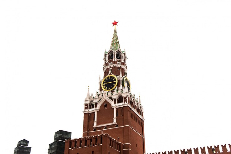 Красная площадь, зима. Москва, Россия.