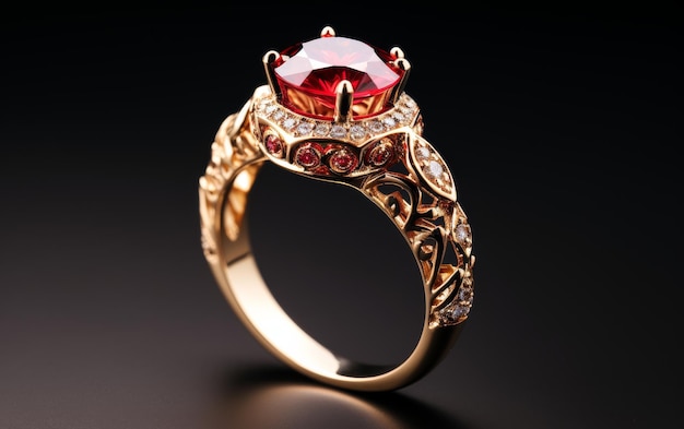 Red Stone Ring