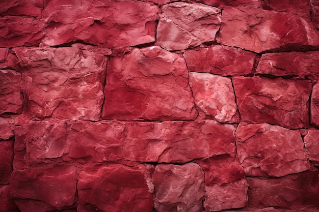 Red stone wall texture background