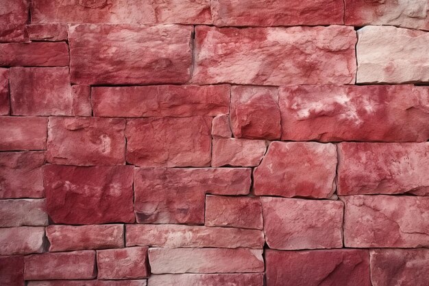 Red stone wall texture background