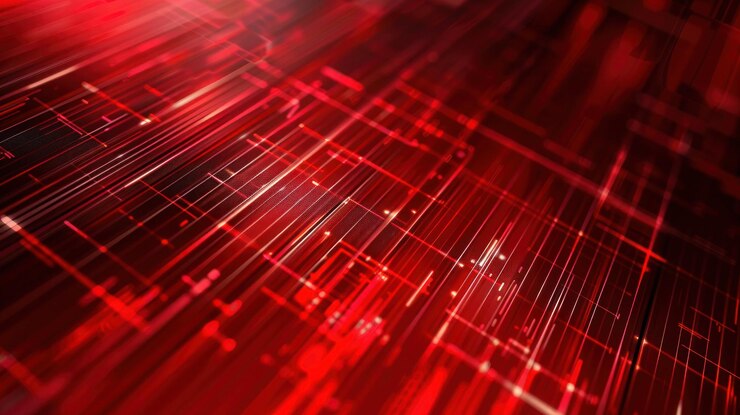 Photo a red surface with a red background that says quot red lines quot