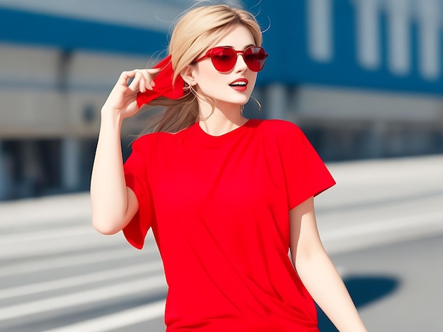 Red t shirt can make a bold fashion statement and are often associated with energy and passion