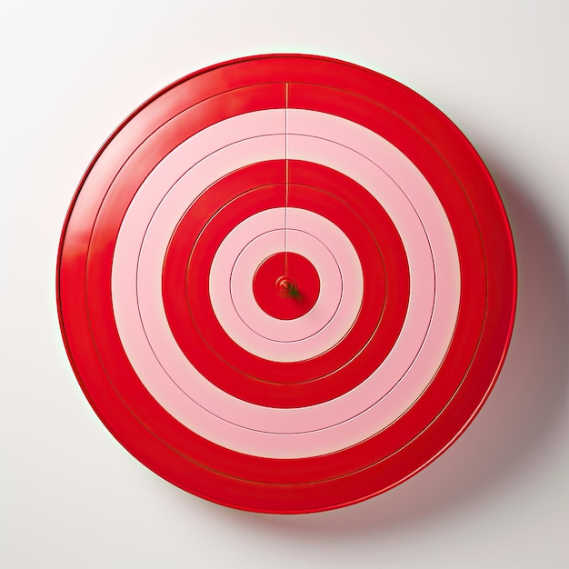 a red target with a red center that says target on it.