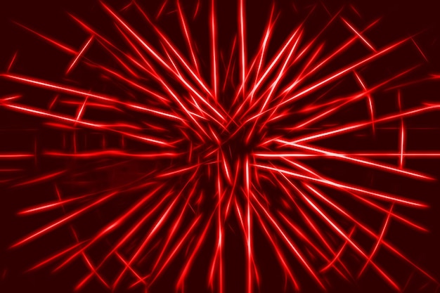 Red teleportation rays illustration background hd