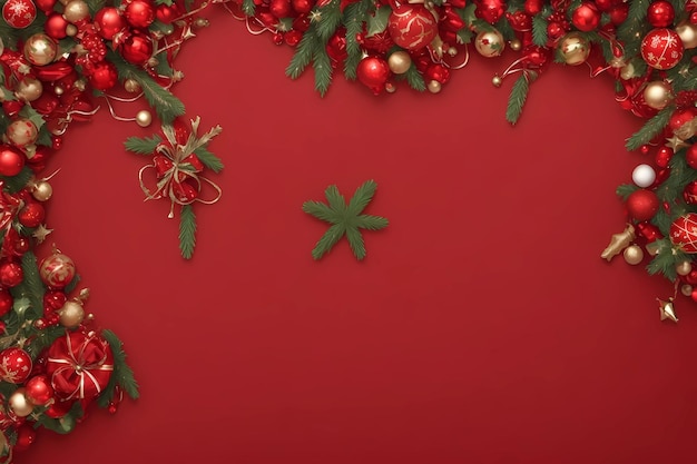 The Red That Makes Everyone Say 'Wow' A Dazzling Christmas Background