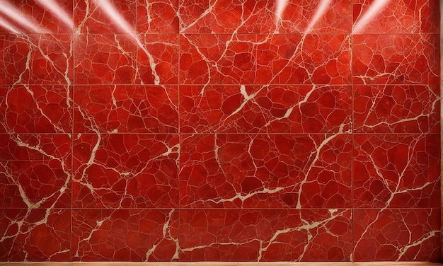 a red tile with white and red colors