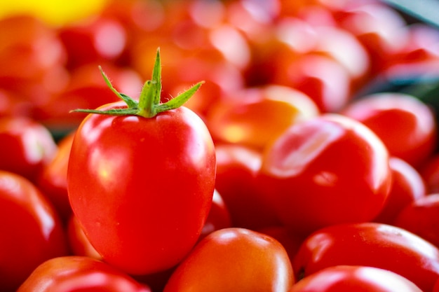 red tomatoes background