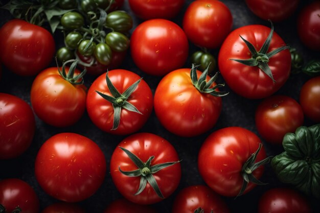 Red Tomatoes Commodity Product Photography