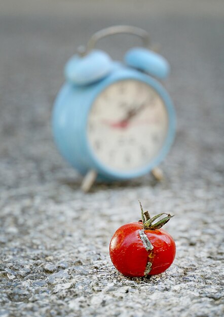 Photo red tomatoes isolated on white