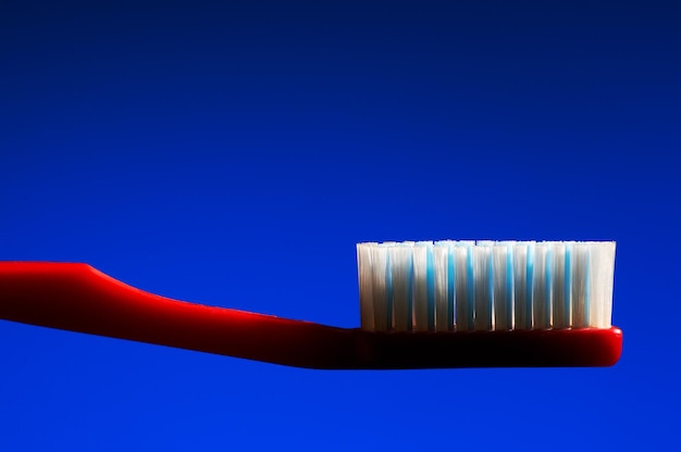 Red toothbrush