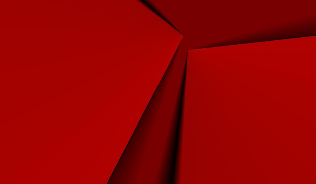 Red triangle on red background