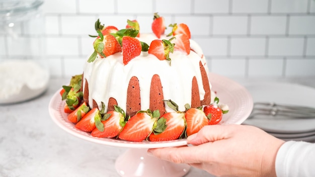 Red velvet bundt cake