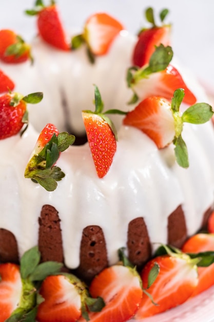 Red velvet bundt cake