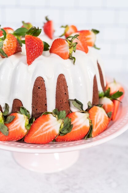 Red velvet bundt cake