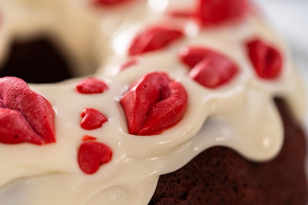 Red velvet bundt cake