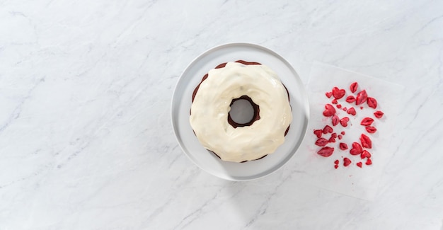 Red velvet bundt cake