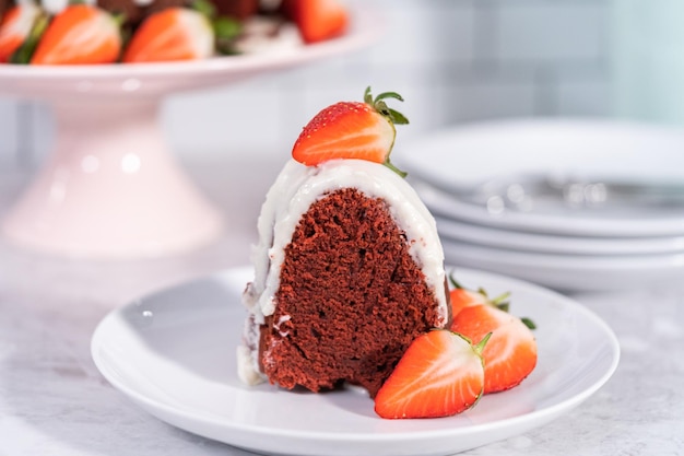 Red velvet bundt cake