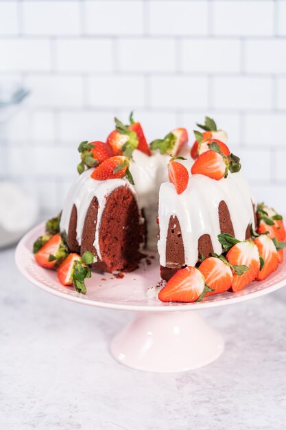 Red velvet bundt cake