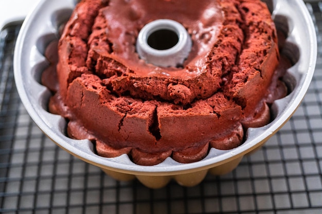 Red velvet bundt cake