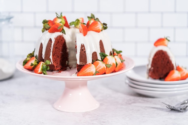 Red velvet bundt cake