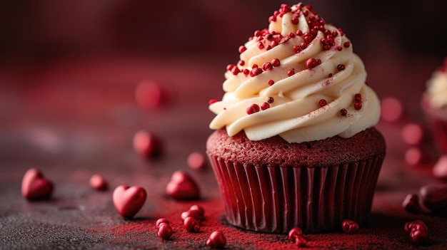 Red Velvet Cupcake met Creamy Frosting