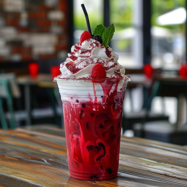 red velvet drink