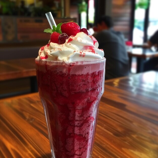 red velvet drink