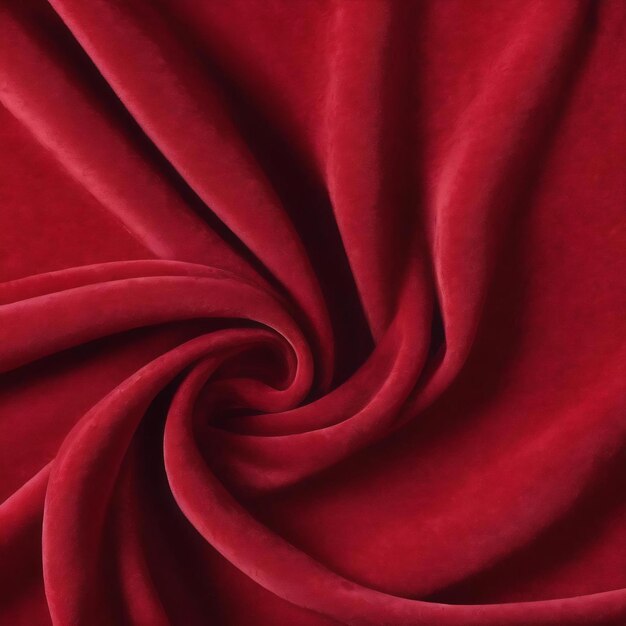 Red velvet fabric texture used as background empty red fabric background of soft and smooth textile