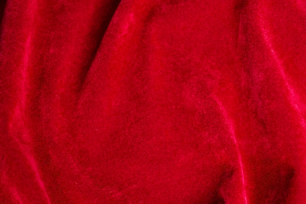 Red velvet fabric texture used as background red fabric background of soft and smooth textile material There is space for textx9