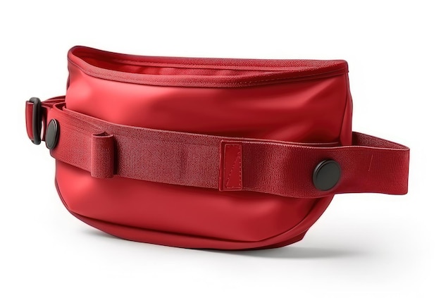 Red waist bag