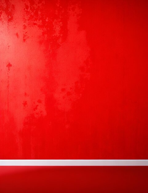 red wall red background